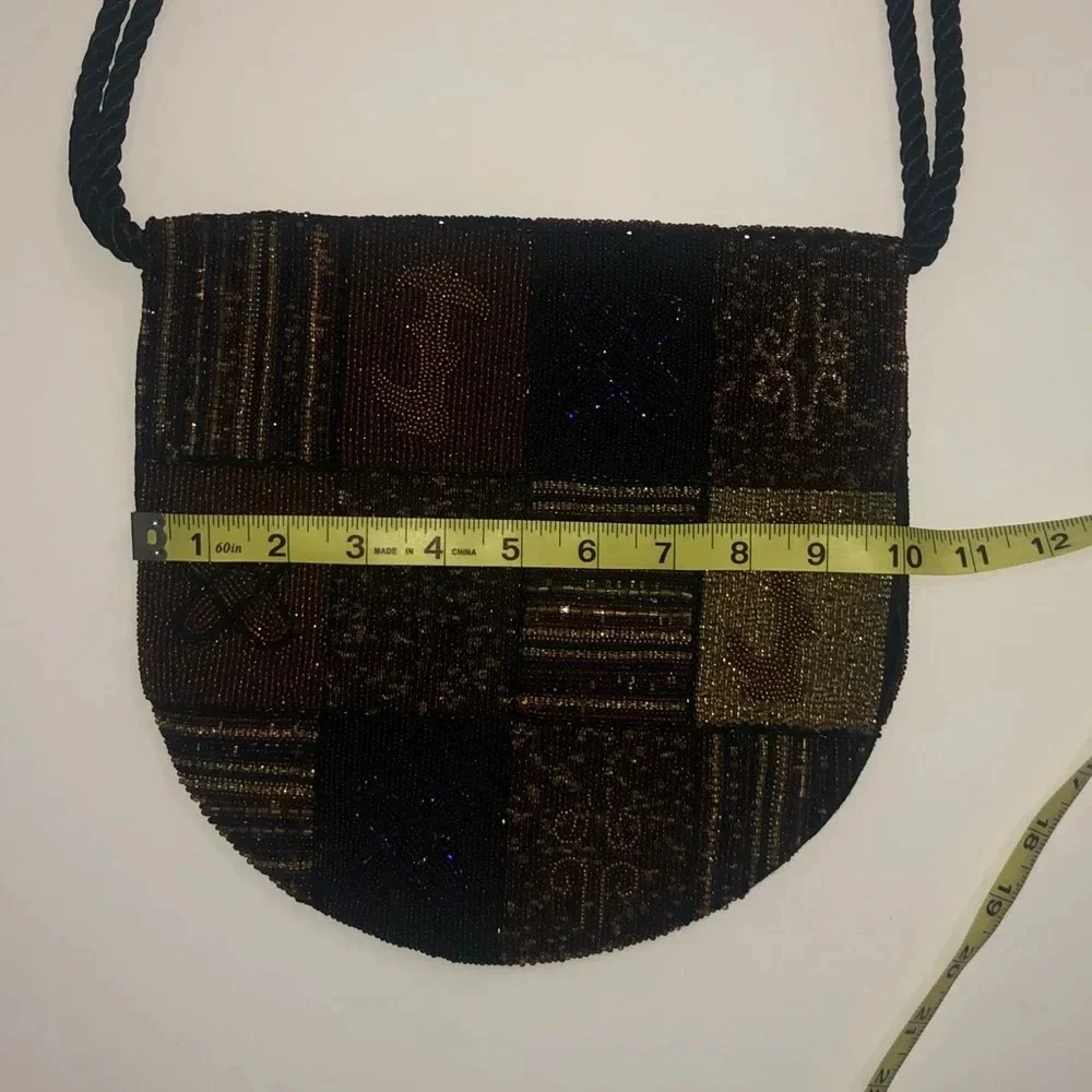 Vintage 70s Heaven Beaded Crossbody Bag
